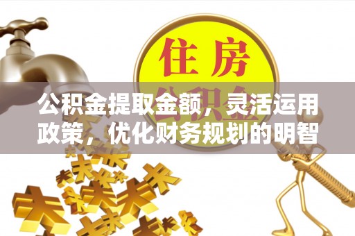 大祥公积金提取金额，灵活运用政策，优化财务规划的明智选择